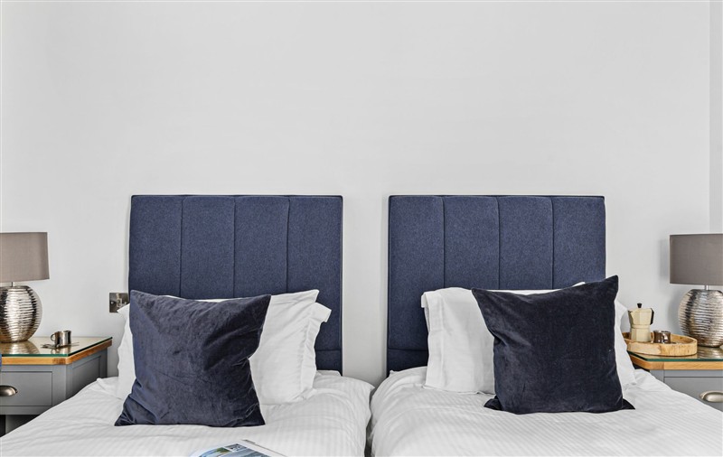A bedroom in