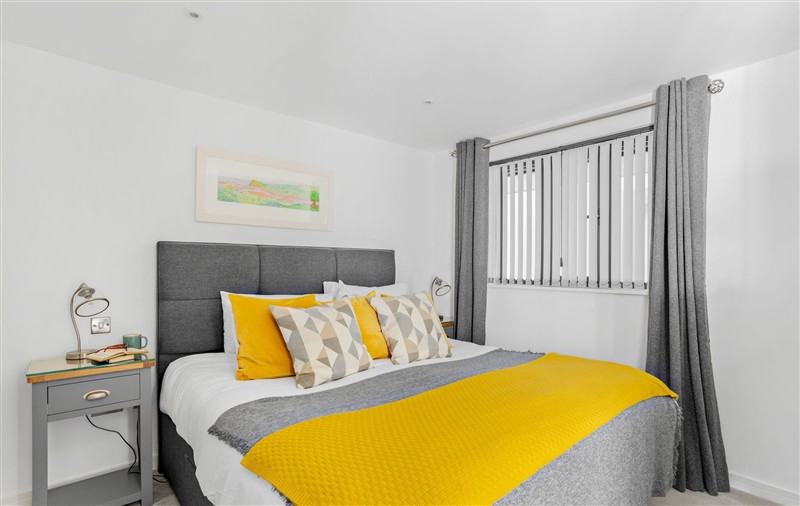 A photo of the bedroom at