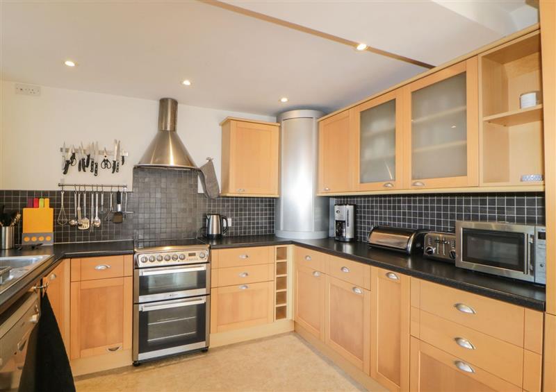 This is the kitchen at Estuary View, Newton Ferrers
