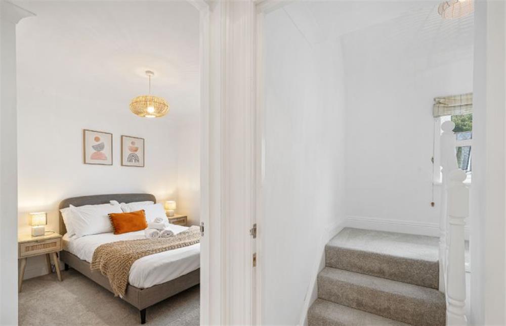 Bedroom three is ideally located at the bottom of the second stair case at Estura, Lelant