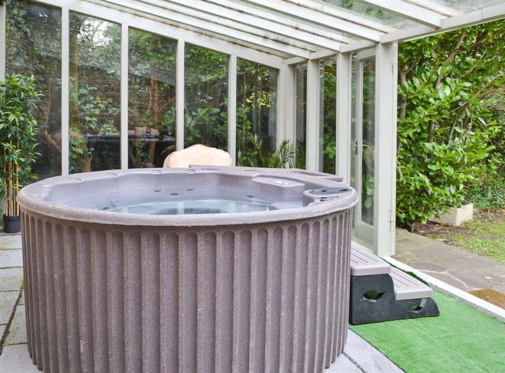 Relaxing hot tub (photo 2) at Etherley Dene Farm in Bishop Auckland., Durham