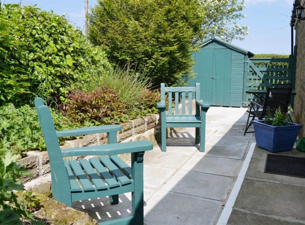 There is an addittional sitting out/outdoor eating area at Etive Cottage in Warenford, near Belford, Northumberland
