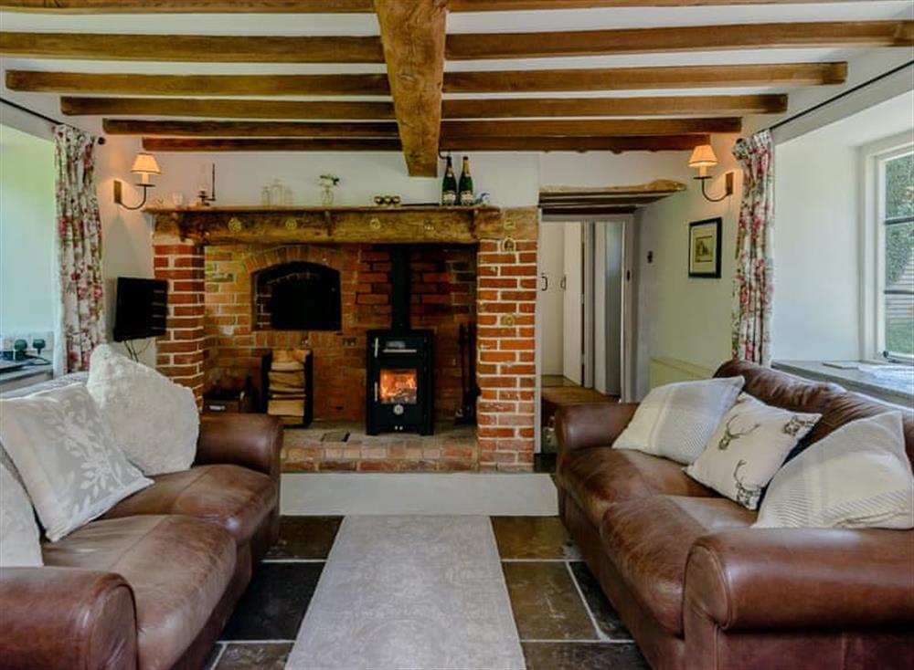 Living room at Eton Cottage in Farnham, Dorset