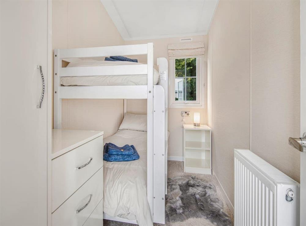 Bunk bedroom at European Lodge in Scarborough, North Yorkshire