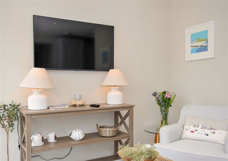 Relax in the living area at Evelyn, Looe
