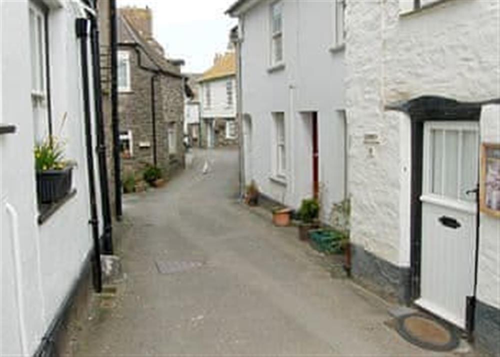 Port Issac streets at Evelyn in Port Isaac, Cornwall