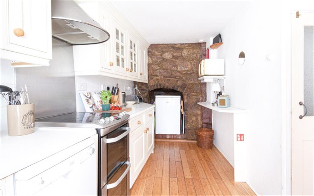 Kitchen at Eventide in Cawsand