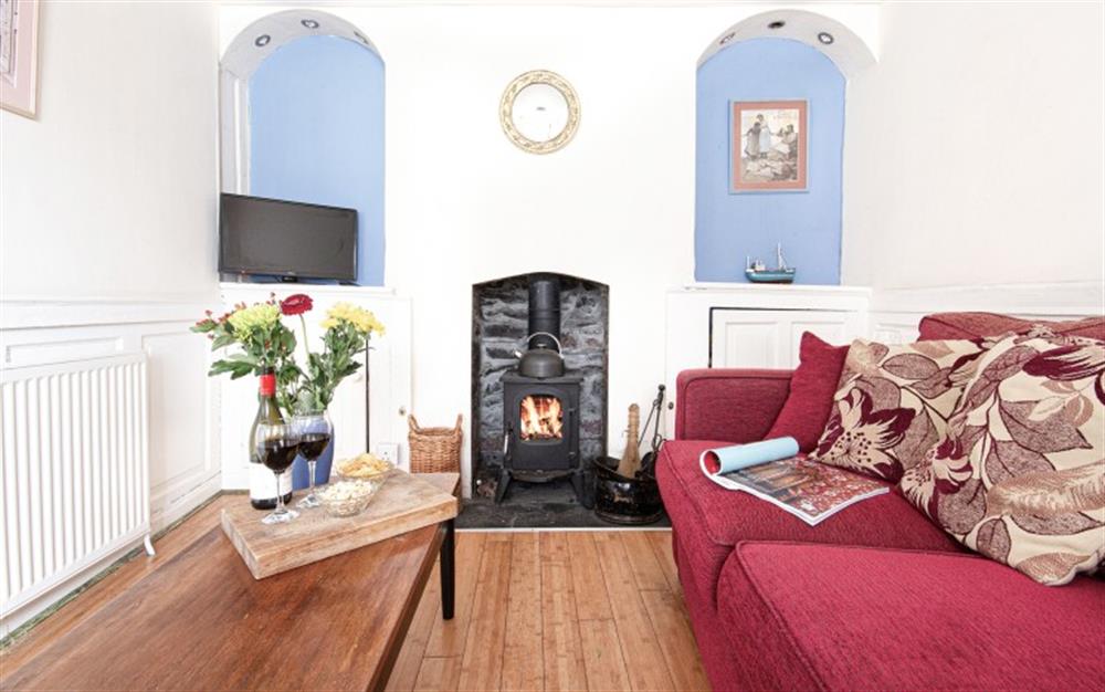 Living room continued at Eventide in Cawsand