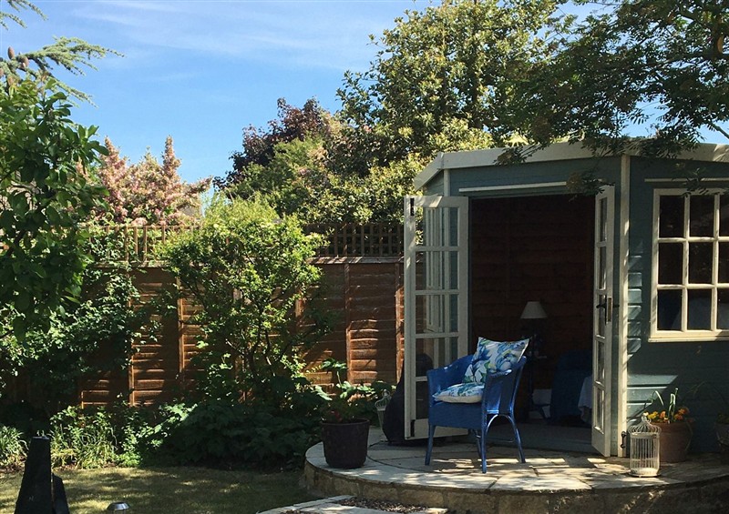 Enjoy the garden at Evergreen, Broadway