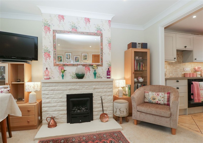 This is the living room at Evergreen, Broadway
