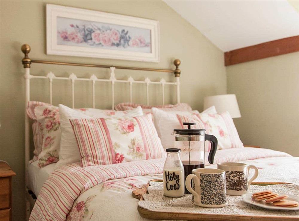 Attractive double bedroom at Evergreen Cottage in Bettiscombe, Nr Lyme Regis, Dorset., Great Britain