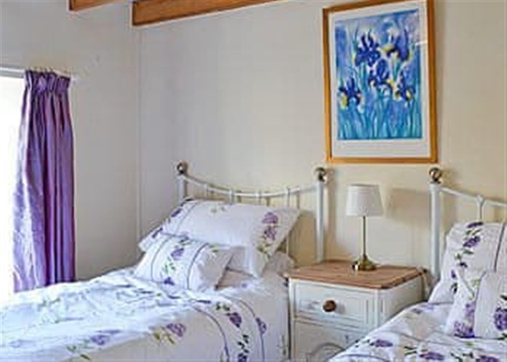 Twin bedroom at Evergreen Cottage in Sinnington, near Pickering, North Yorkshire