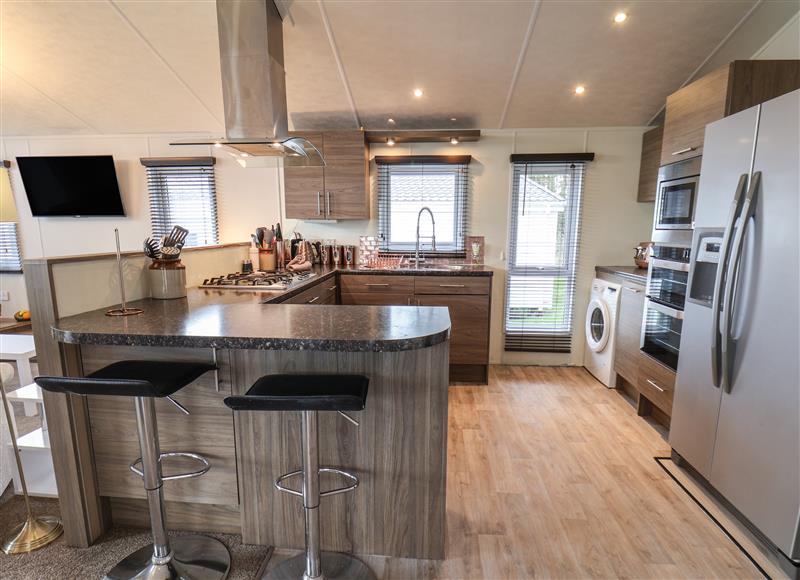 The kitchen at Evergreen Pines, Cayton Bay near Scarborough