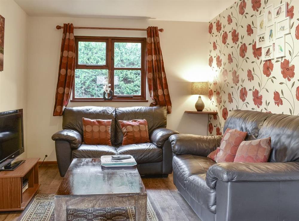 Welcoming living area at Hornbeam Lodge, 