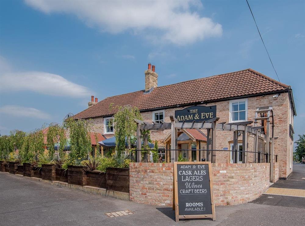 Popular gastro pub at Eves Retreat in Wragby, near Market Rasen, Lincolnshire