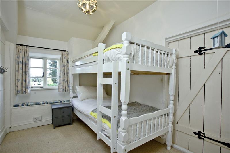 Bunk bedroom at Evies Cottage, Brixham, Devon