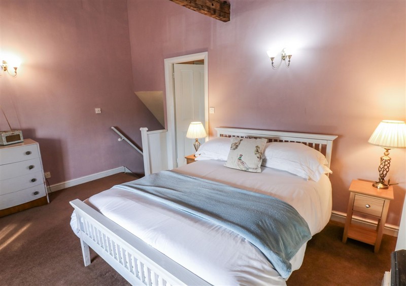 One of the bedrooms at Ewe Cottage, Masham