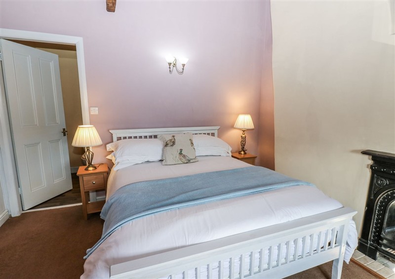 This is the bedroom at Ewe Cottage, Masham