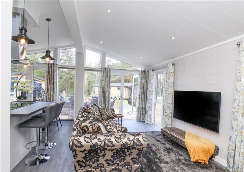 Enjoy the living room at Ewe Crag Beck Lodge, Whitby