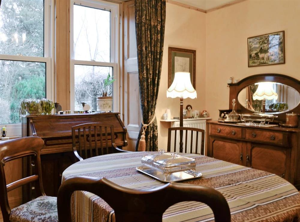 Dining room at Ewes Schoolhouse in Langholm, Dumfriesshire