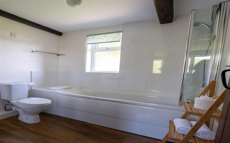 This is the bathroom at Exford Cottage, Minehead