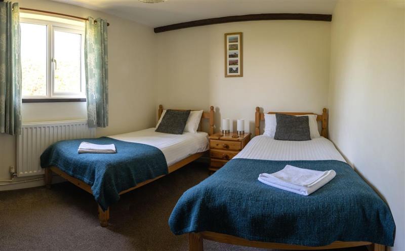 This is the bedroom at Exford Cottage, Minehead