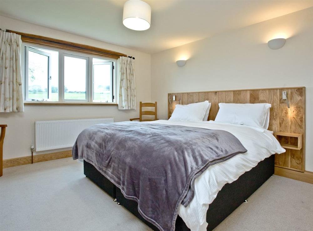 Master bedroom at Exmoor Peek in Cheriton, near Lynton, Devon