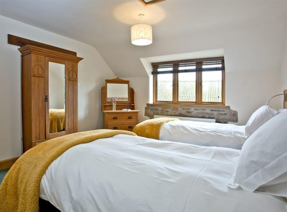Superkng bedroom set as Twin at Exmoor Peek in Cheriton, near Lynton, Devon