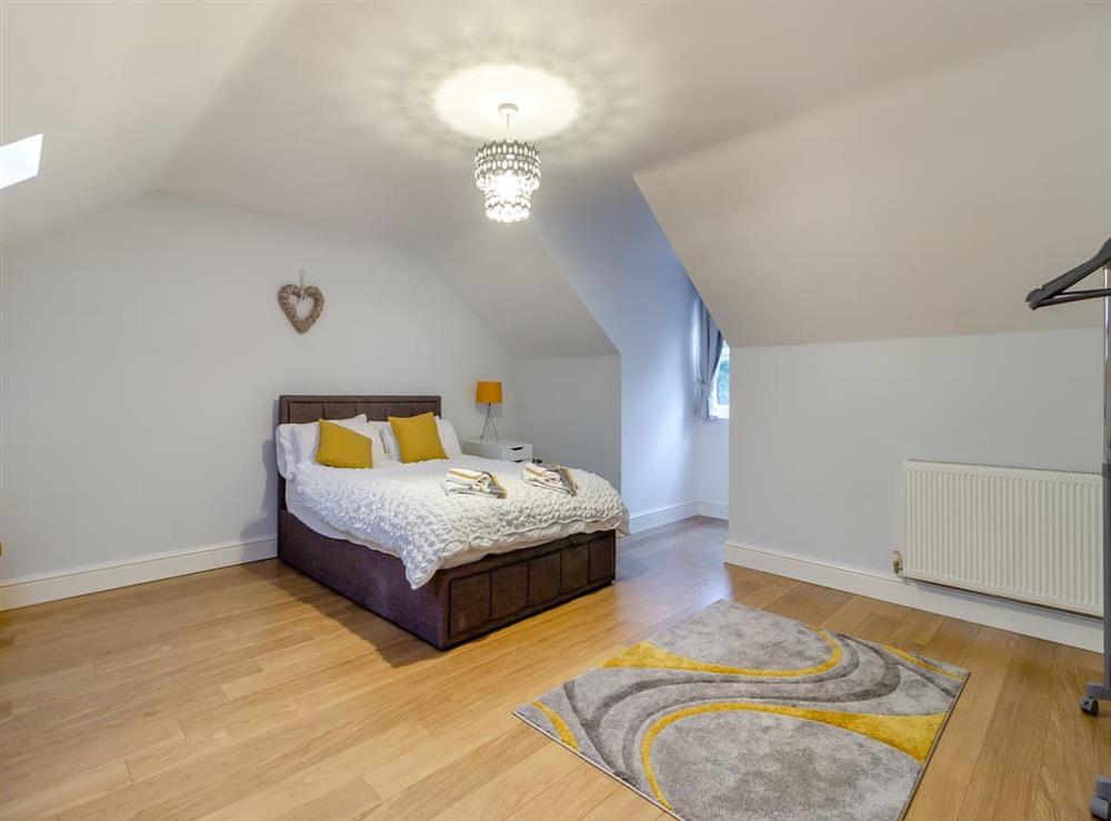 Double bedroom at Explorers Haven in Neath, West Glamorgan