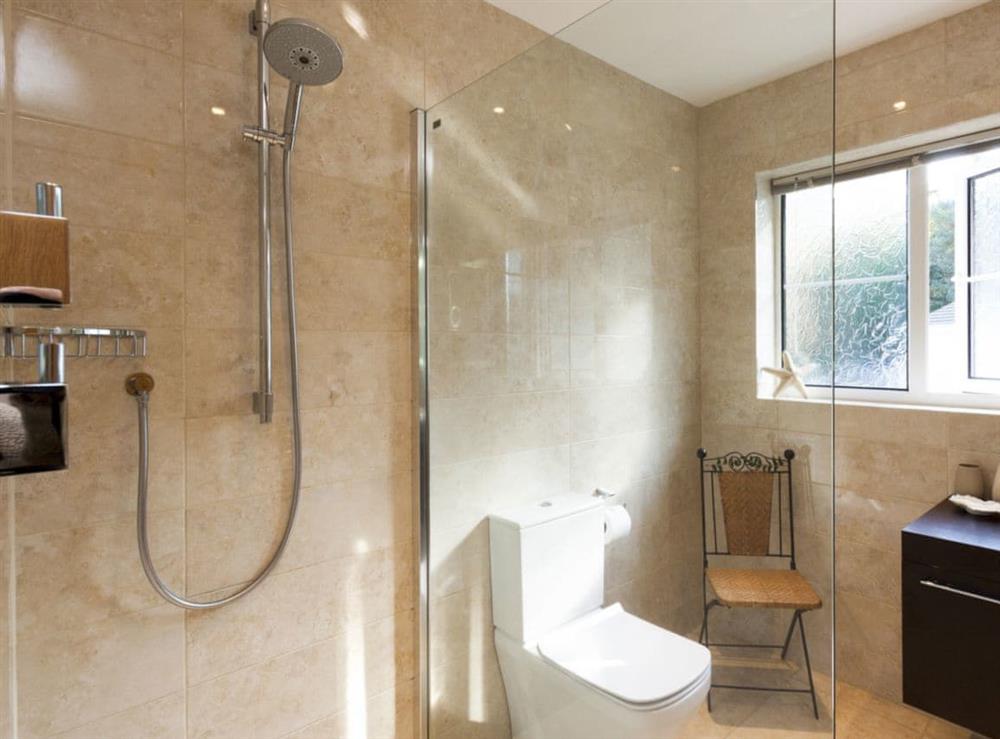 En-suite shower room at Eydon in Salcombe, Devon