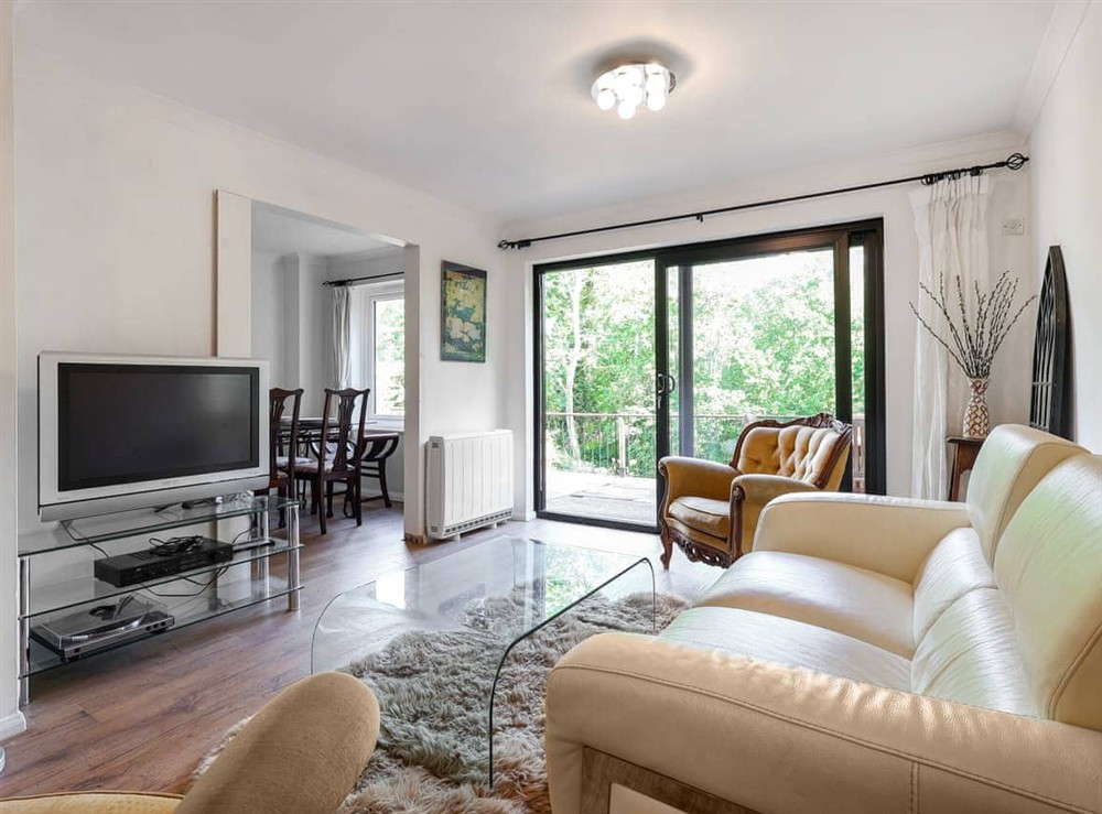 Living area at Eyot in Hungerford, Berkshire