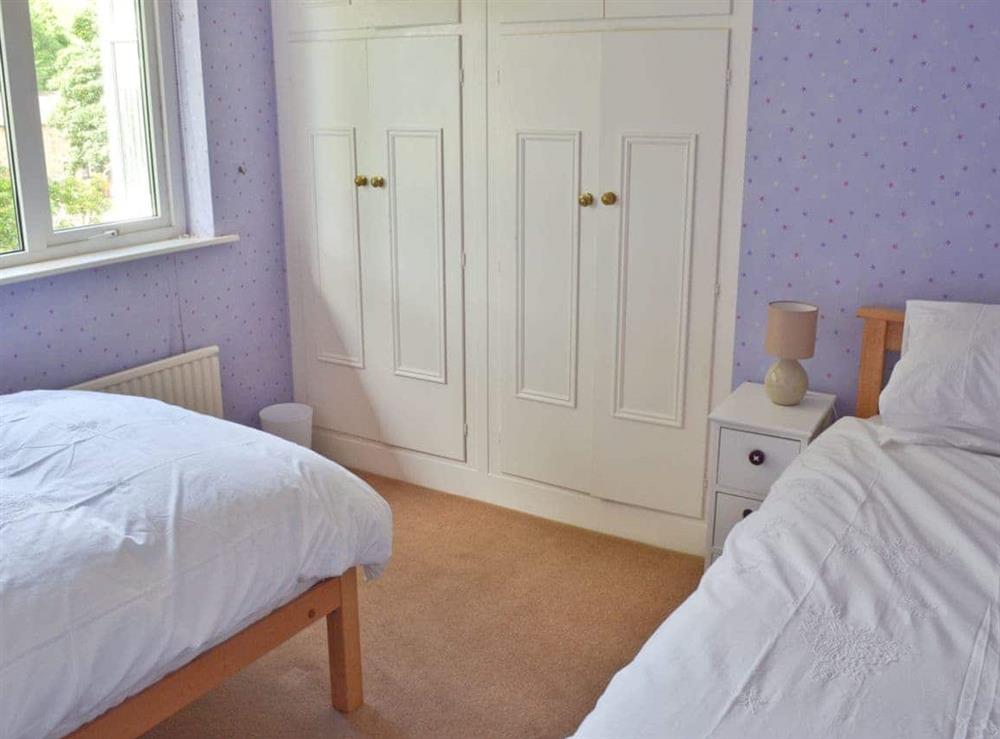 Twin bedroom at Fairfield in Barley, near Clitheroe, Lancashire