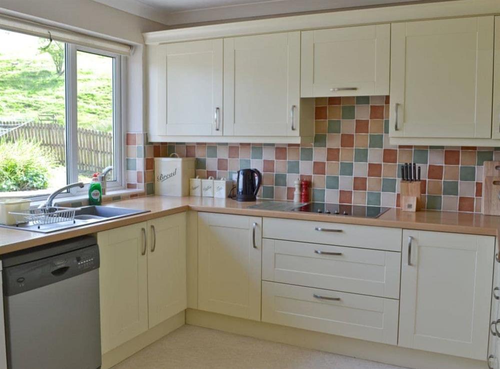 Well equipped modern kitchen at Fairfield in Barley, near Clitheroe, Lancashire