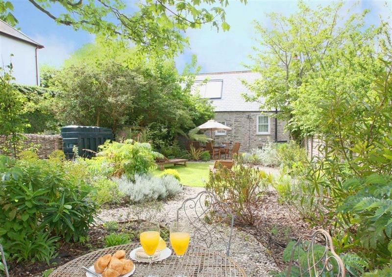 This is the garden at Fairfield Cottage, Boscastle