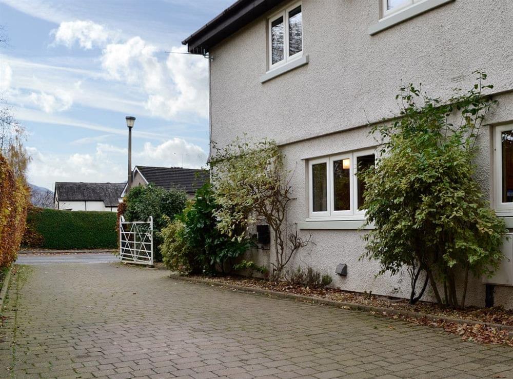 Ample driveway and spectacular views of the surrounding fells at Fairfield in Keswick, Cumbria