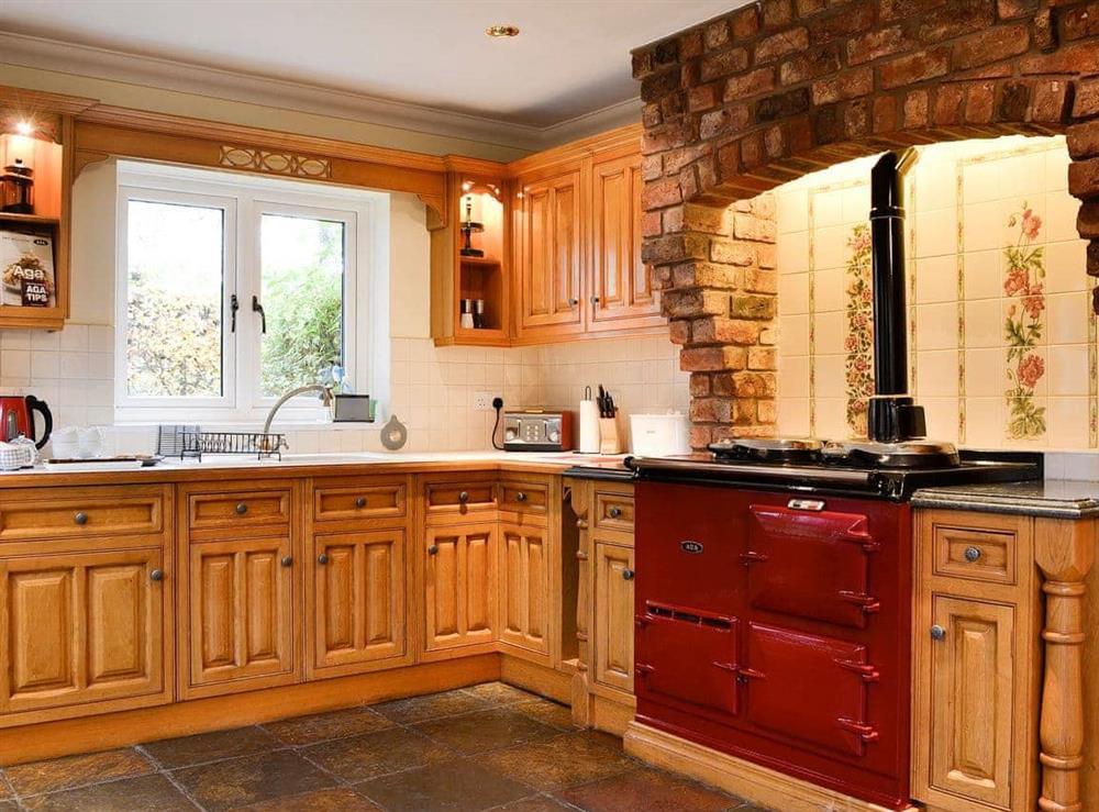 Kitchen area with well fitted kitchen and extensive work tops at Fairfield in Keswick, Cumbria