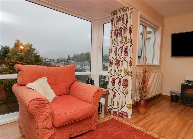 The living area at Fairfield View, Ambleside