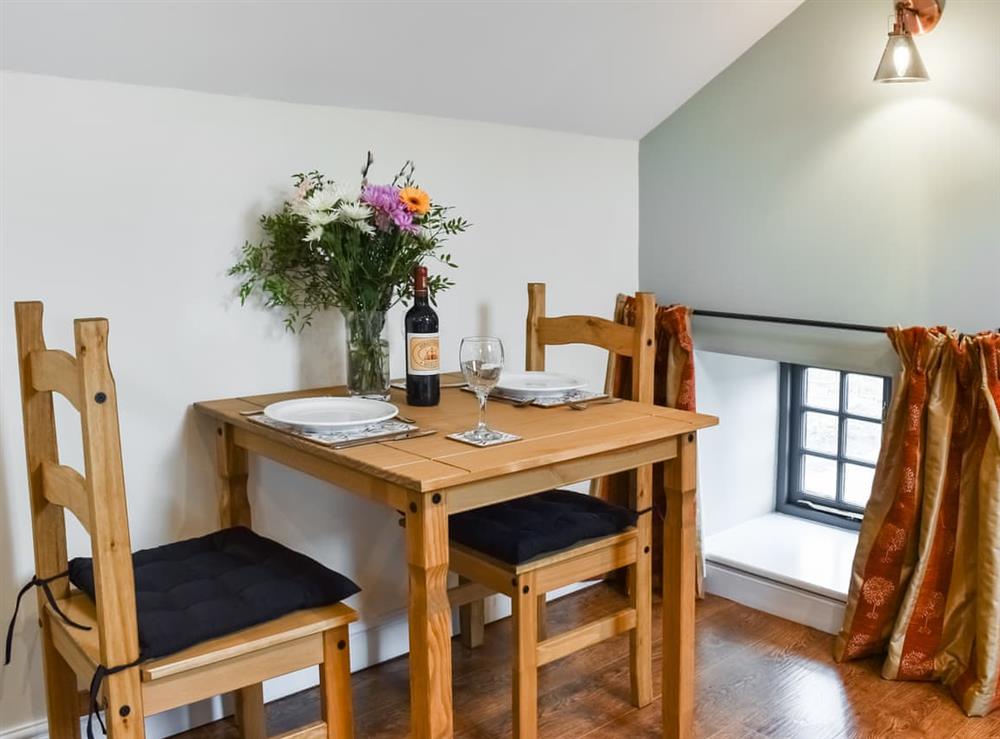 Dining Area at Fairhead Cottage in Grosmont, near Whitby, North Yorkshire
