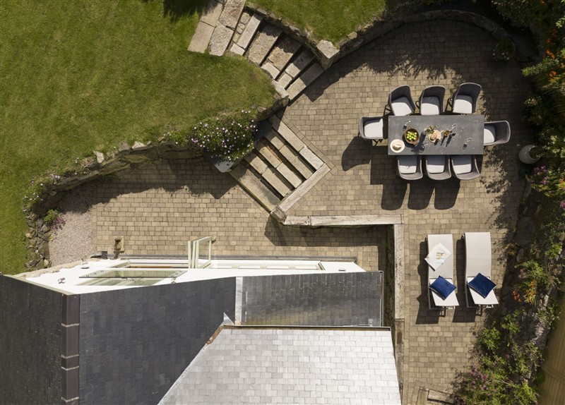 This is the garden at Fairings, Cornwall