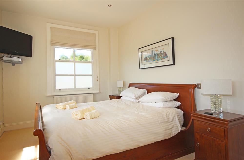 Master bedroom with King-size bed at Fairview House in 2 Fairview Road, Dartmouth