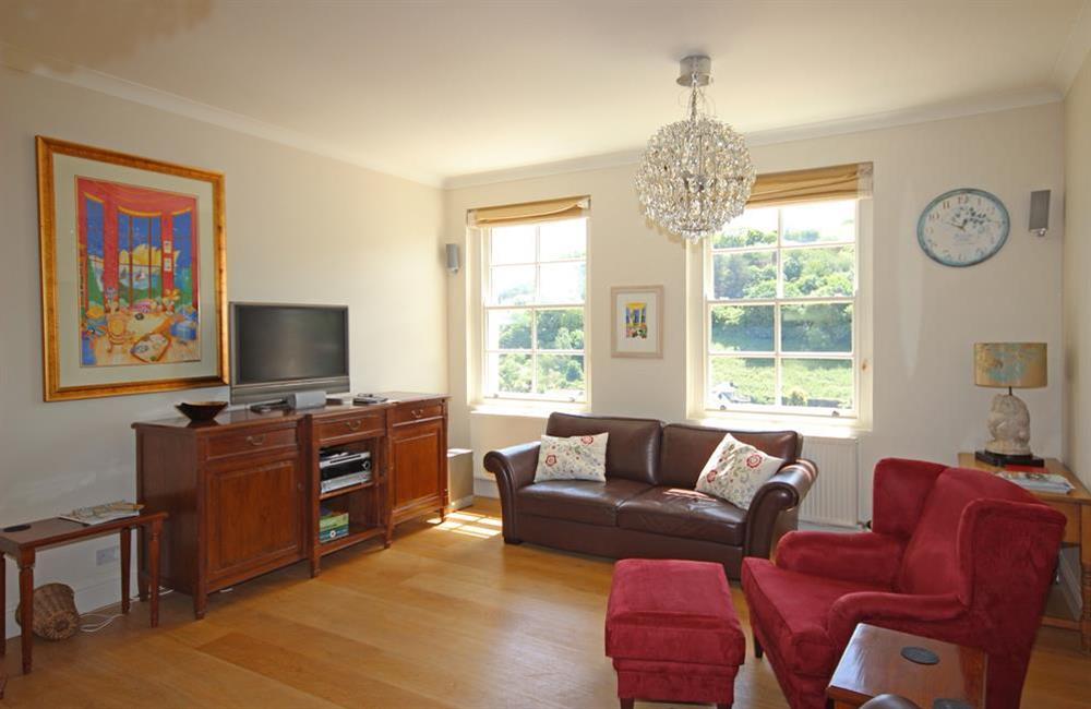 Spacious and tastefully furnished sitting room at Fairview House in 2 Fairview Road, Dartmouth