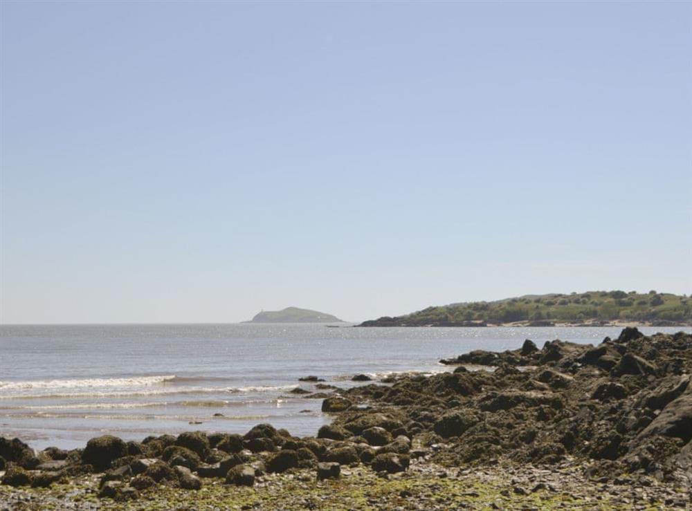 Panoramic coastal views at Fairview in Rockcliffe, near Dalbeattie, Dumfries and Galloway, Kirkcudbrightshire
