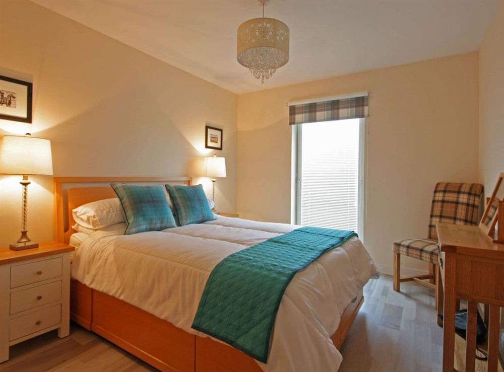 Double bedroom at Fairway Apartment in Nairn, Morayshire