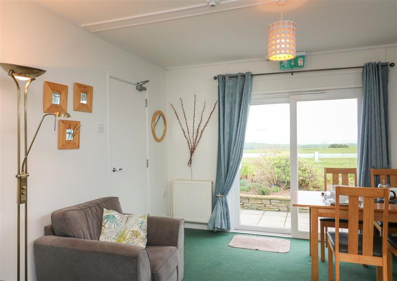 Relax in the living area at Fairway Lodge, Bigbury-On-Sea