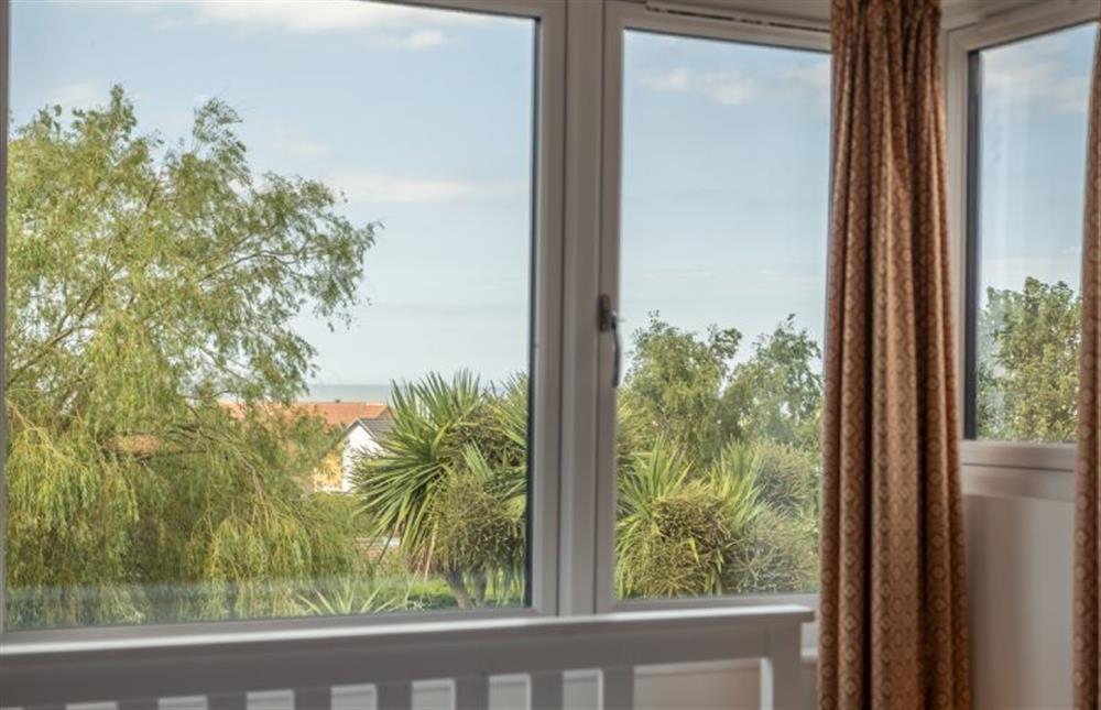 The view from bedroom two at Fairway, Old Hunstanton