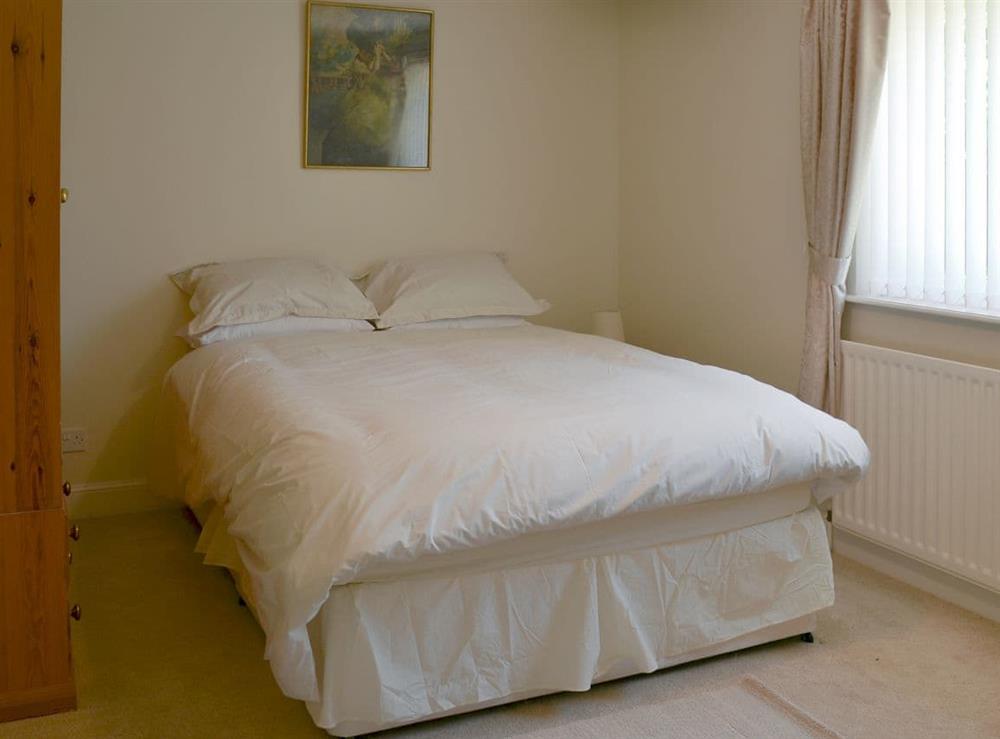 Comfortable double bedroom at Fairways Cottage in Belford, near Bambugh, Northumberland