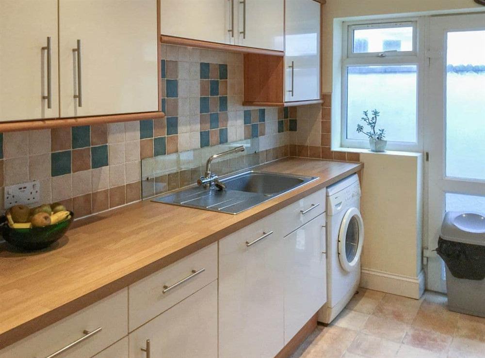 Kitchen with garden access at Fairwind in Peacehaven, East Sussex
