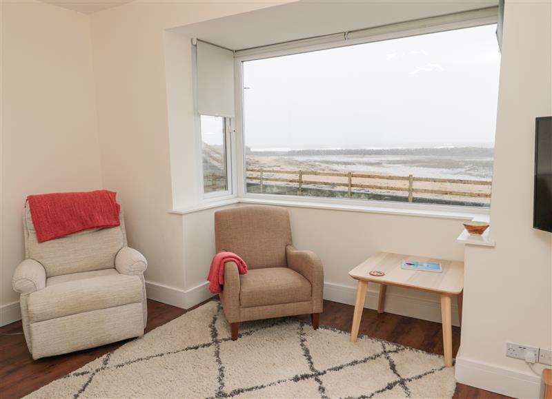 This is the living room at Fairwinds, Newbiggin-By-The-Sea