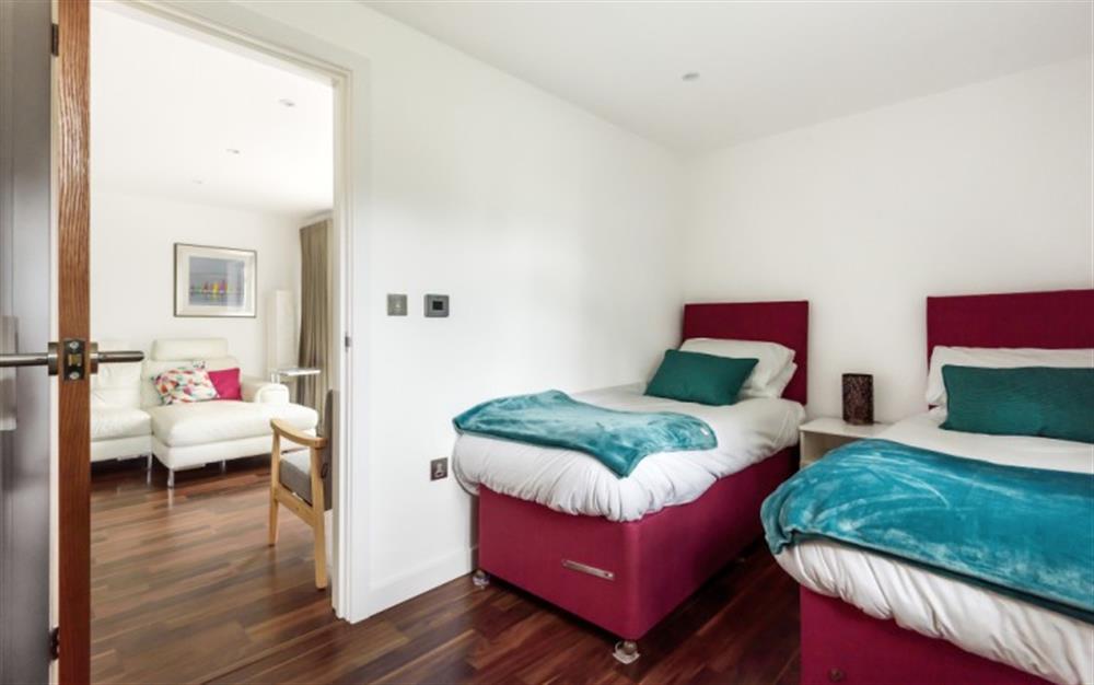 One of the bedrooms at Fairwinds No.4 in Sandbanks