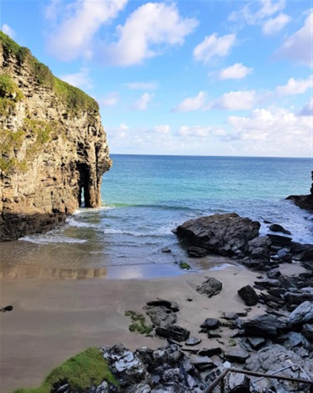 The lovely Bossiney Cove at Fairwinds in Wadebridge